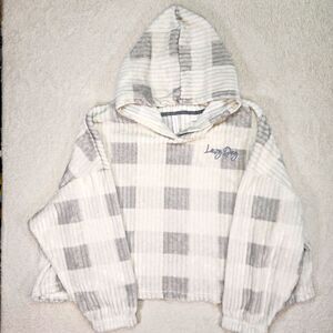 JOYSPUN Women’s XL Hooded Lazy Day Sweatshirt Fleece